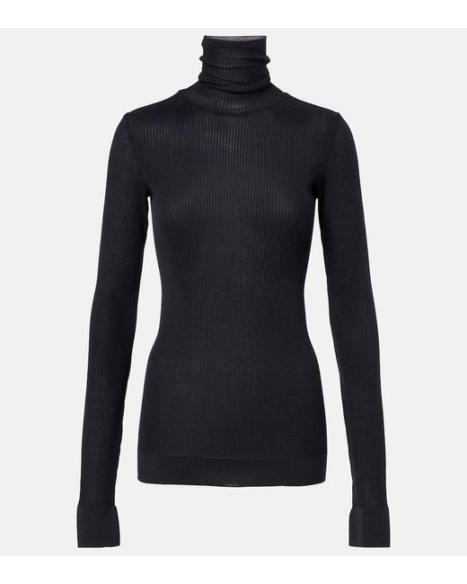 Lemaire Blue Top Aus Wolle