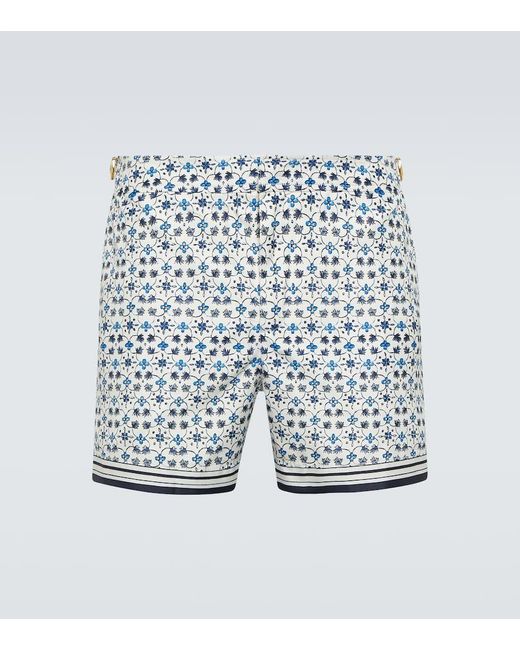 Orlebar Brown Blue Printed Shorts for men