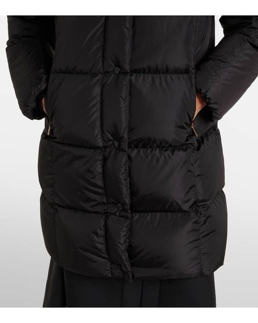 Moncler Black Daunenmantel