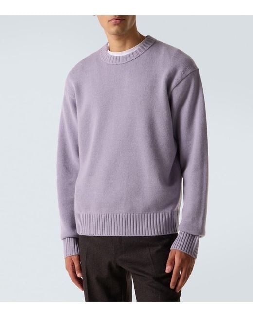 Jersey De Cachemir FRAME de hombre de color Purple
