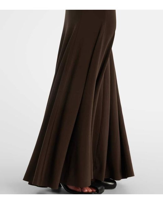 Norma Kamali Brown Robe Aus Jersey
