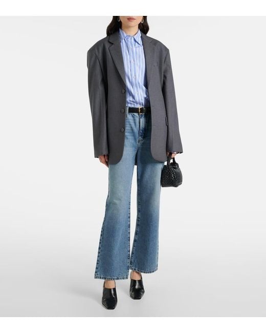 Jeans Regular Cropped Le Jane di FRAME in Blue