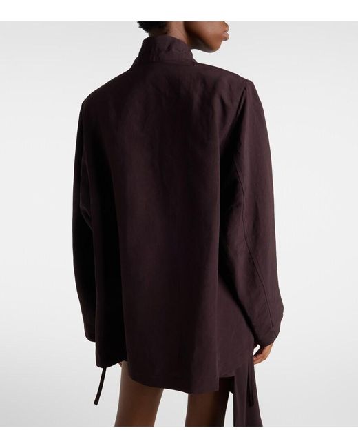 Alaïa Black Poplin Jacket