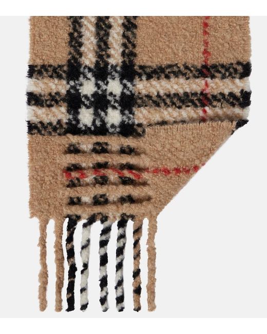 Sciarpa Check di Burberry in Natural