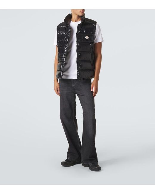 Moncler Black Tibb Down Vest for men