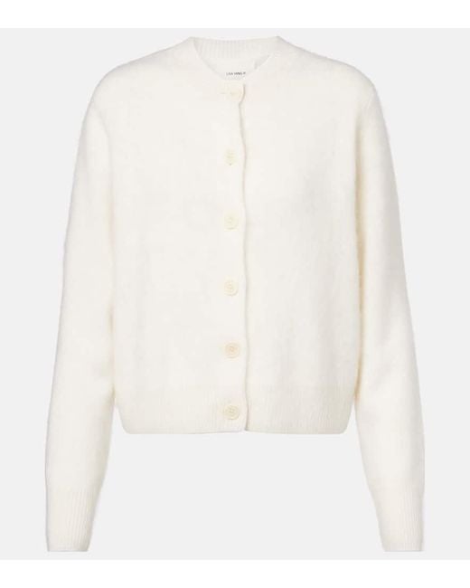 Lisa Yang White Azalea Cashmere Cardigan