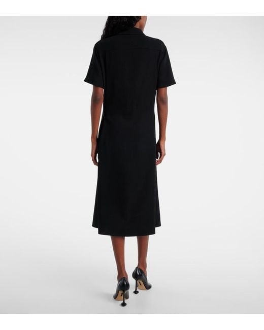 Midi Dresses Loewe de color Black