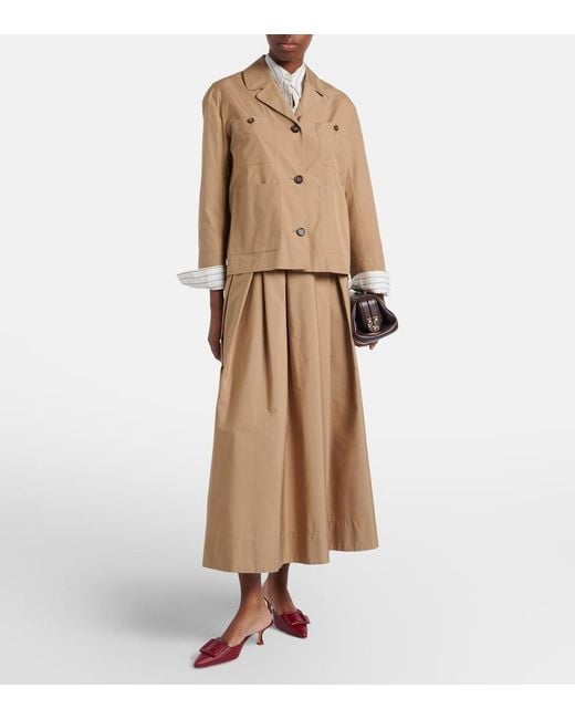 Max Mara Natural Renata Cotton Jacket