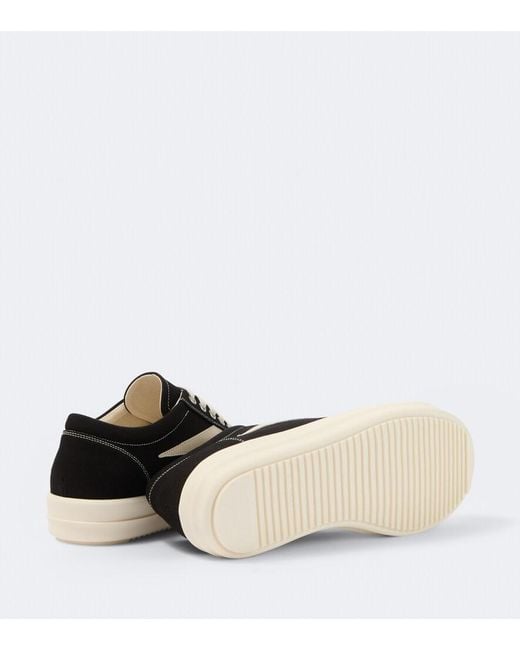 Rick Owens White Drkshdw Vintage Denim Sneakers for men