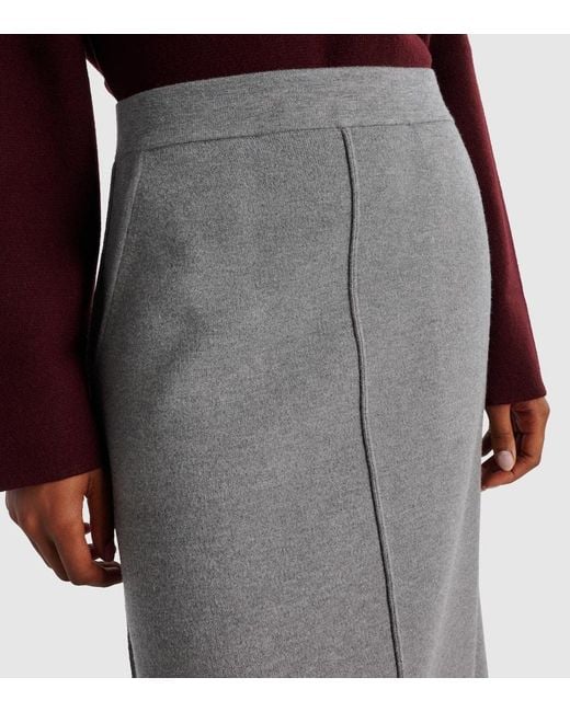 Max Mara Gray Midirock Vortice