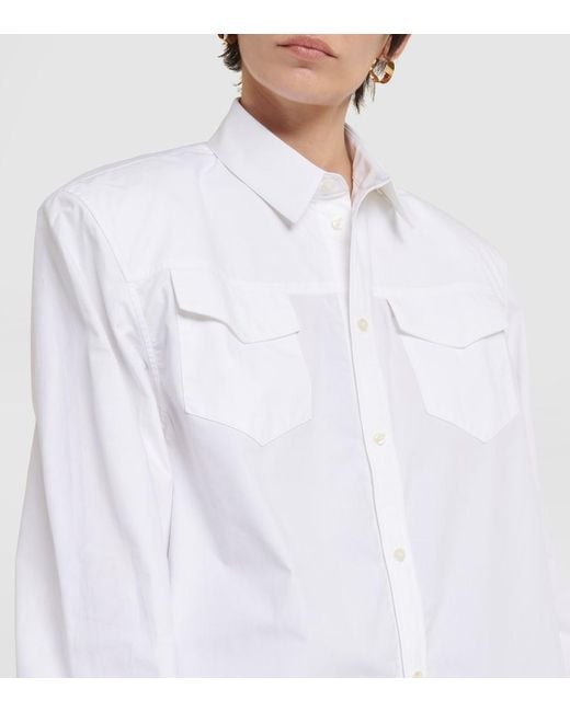 Wardrobe NYC White Cotton Shirt