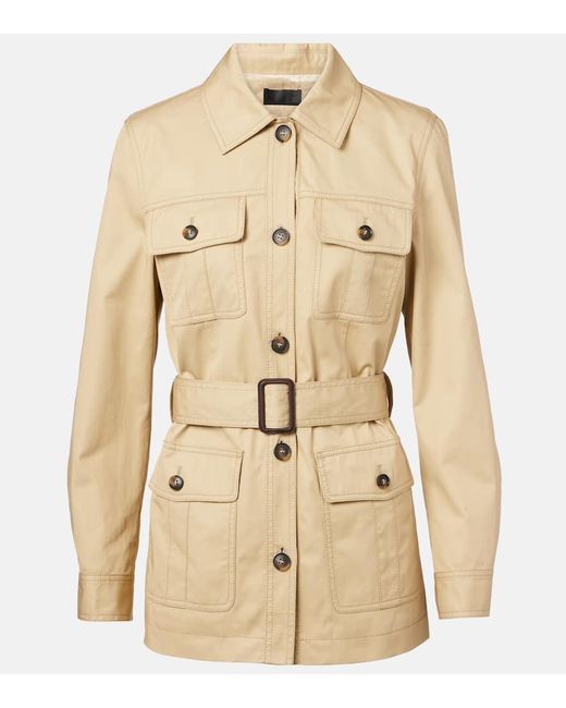Veste Mila En Coton Nili Lotan en coloris Natural