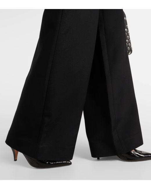 Pantalon ample Bacall a taille basse Khaite en coloris Black