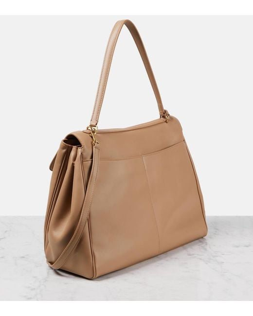 Balenciaga Brown Rodeo Large Leather Shoulder Bag
