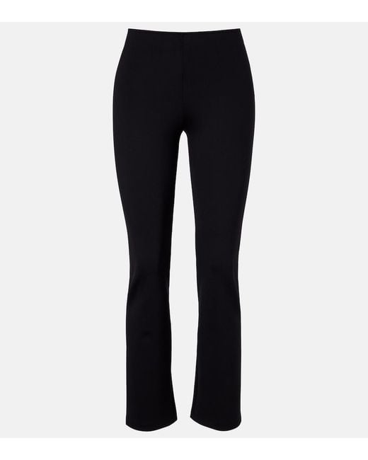 Wolford Blue Midnight Grace High-Rise Jersey Slim Pants