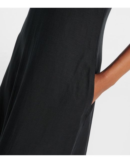 Totême  Black Maxikleid Aus Jersey