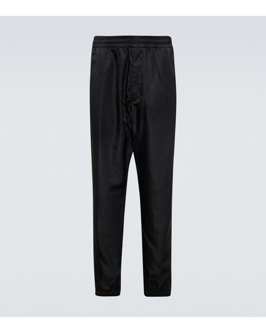 Pantalones de chandal en jacquard Givenchy de Tejido sintético de color  Negro para hombre | Lyst