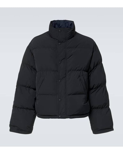 Balenciaga Black Loop Sports Icon Reversible Puffer Jacket for men