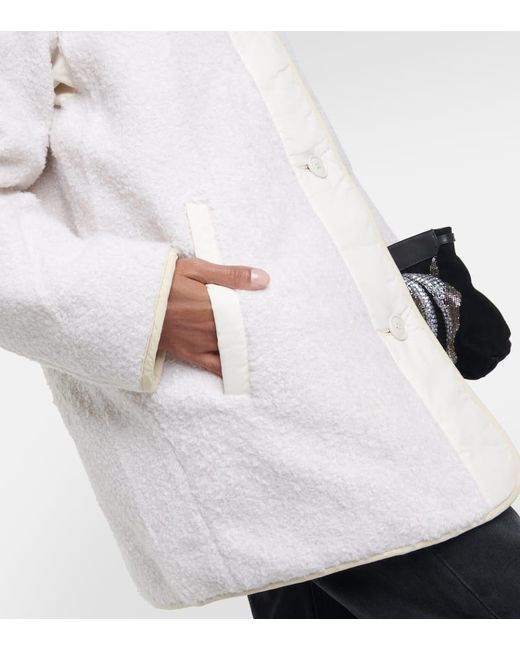 Isabel Marant White Jacke Himemma Aus Teddyfleece