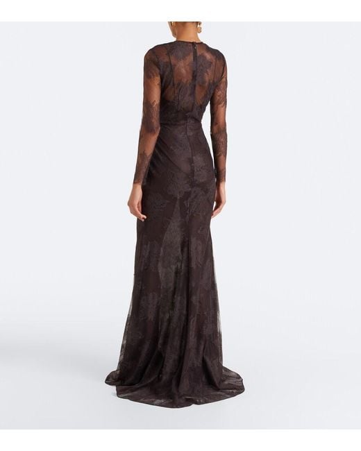 Alex Perry Black Lace Gown