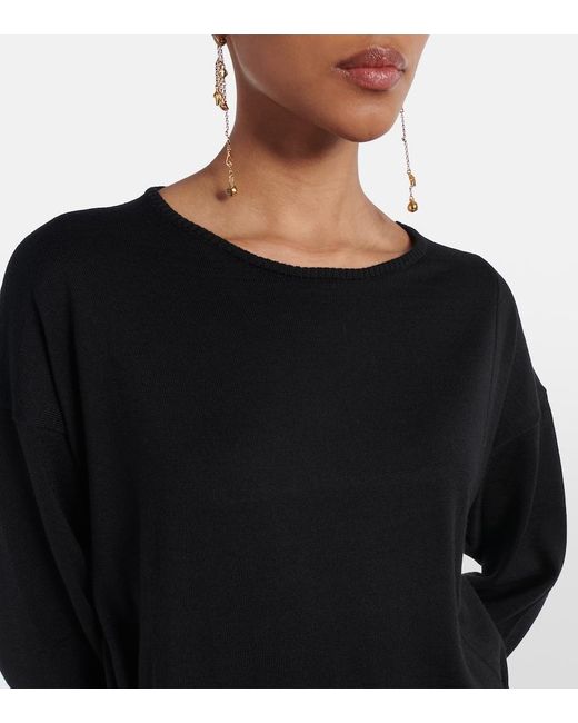 Robe Pull Lemaire en coloris Black