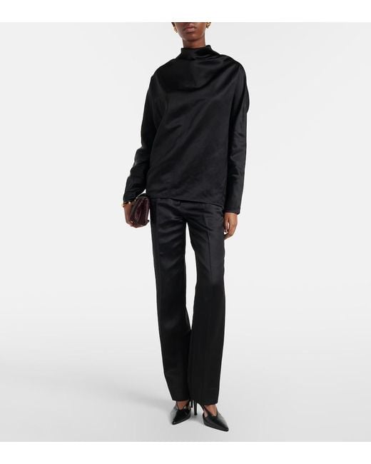 Totême  Black Straight Pants