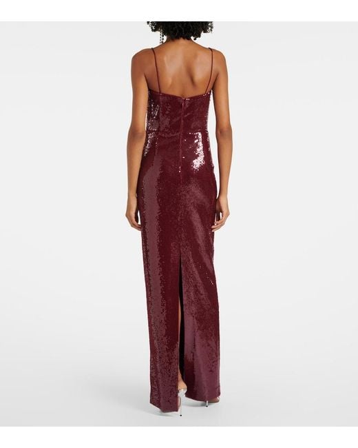 Rebecca Vallance Purple X Nicky Hilton Zelda Sequined Gown