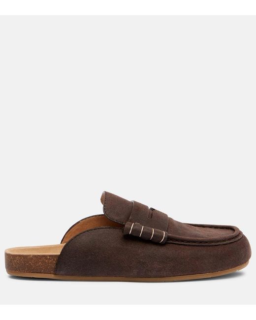 J.W. Anderson Brown Suede Mules
