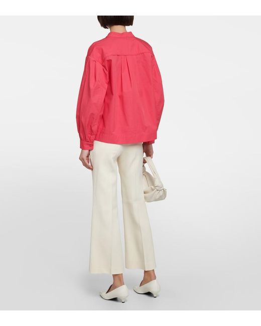 Co. Pink V-Neck Tton Blouse