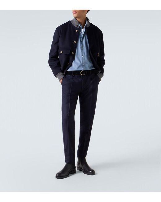 Slowear Hemd Aus Baumwolle in Blue für Herren