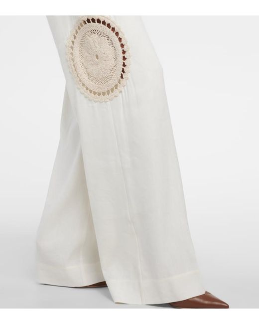 Sir White Hose Atacama Aus Einem Leinengemisch