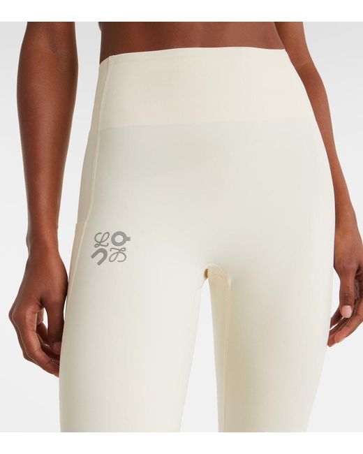Loewe White X On Flared Leggings