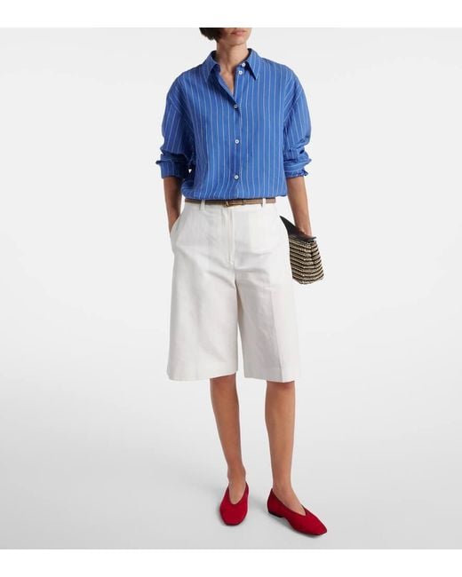 Totême  Blue Striped Shirt