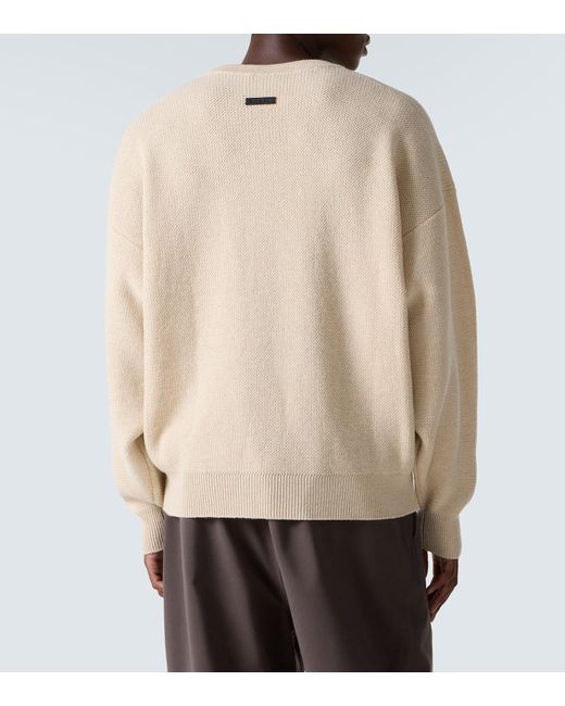 Fear Of God Natural Virgin Wool Sweater for men