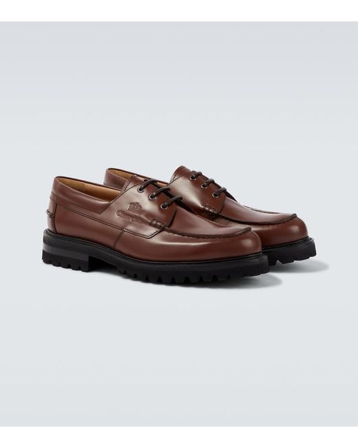 Church's Brown Leather Formal Shoes for men