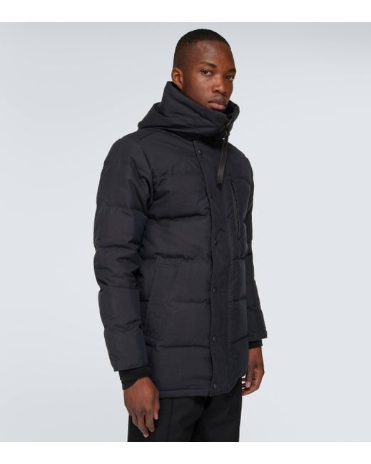 Canada Goose Black Carson Quilted Down Parka for men
