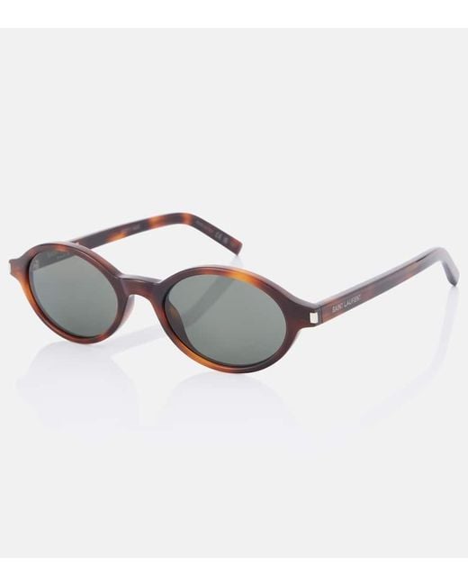 Occhiali Da Sole Rotondi Sl 751 Jeanne di Saint Laurent in Brown