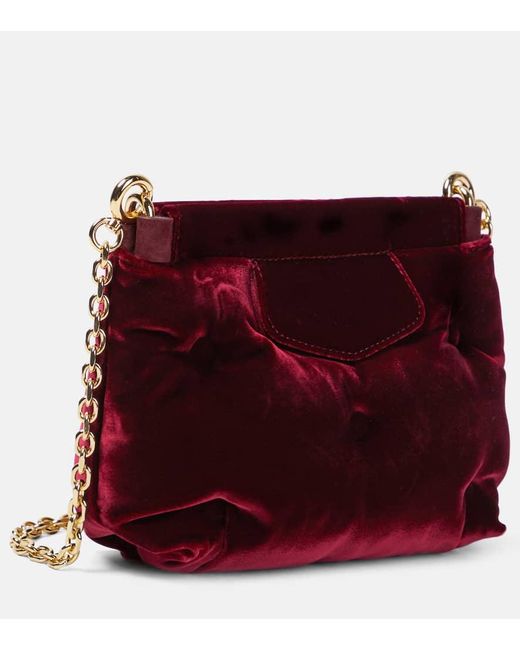 Maison Margiela Clutch Glam Slam Red Carpet Mini aus Samt