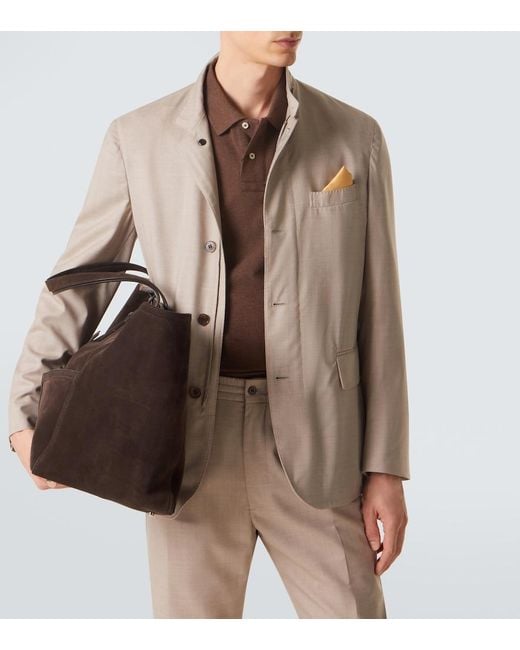 Dunhill Natural Wool Jacket for men