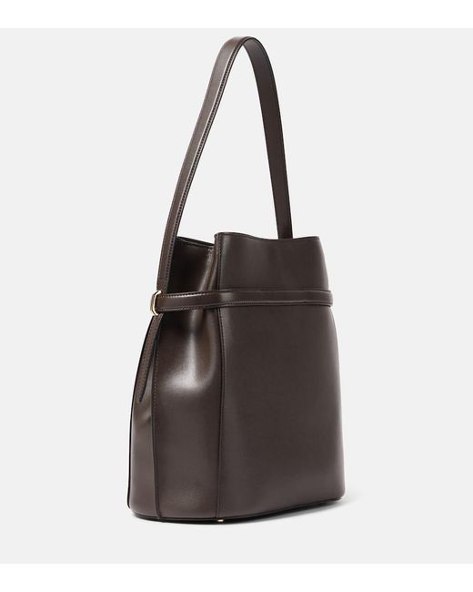 Totême  Black Bucket Bag Aus Leder