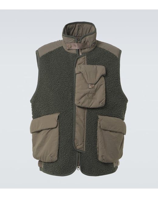 Chaleco De Forro Polar C P Company de hombre de color Green