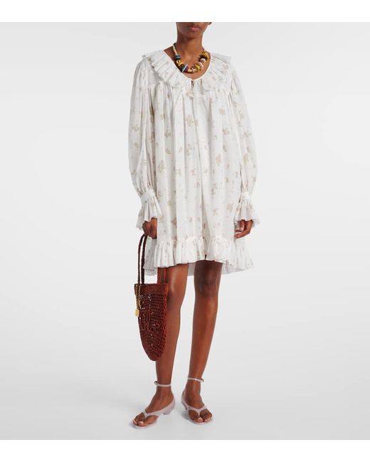 Chloé Red Summer Banana Small Raffia Tote Bag