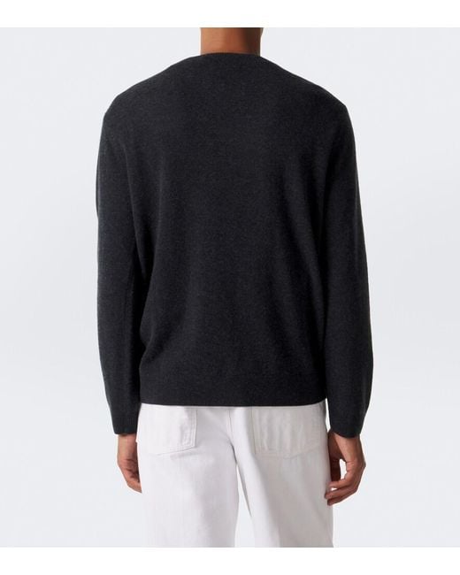 LeKasha Black Colmar Cashmere Sweater for men