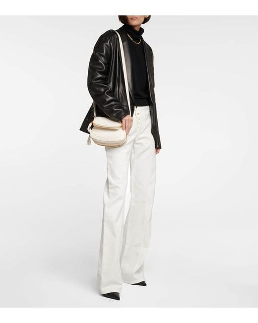 Tom Ford Natural Schultertasche Jennifer Mini Aus Leder