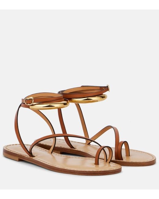 Amanu Brown Kalahari Leather Sandals