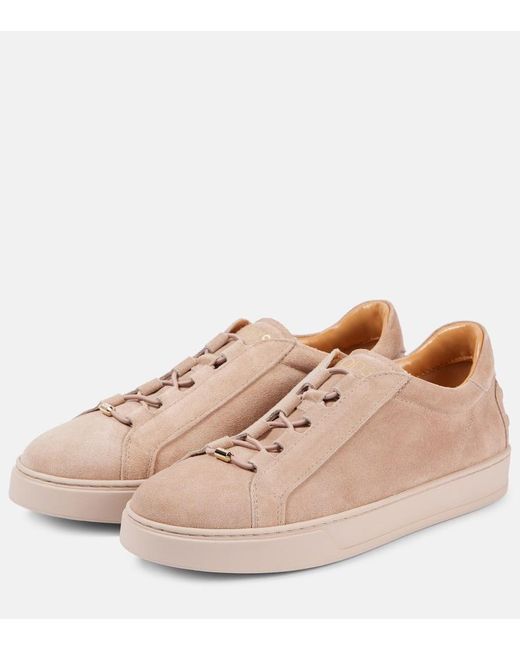 Baskets En Daim Tod's en coloris Pink