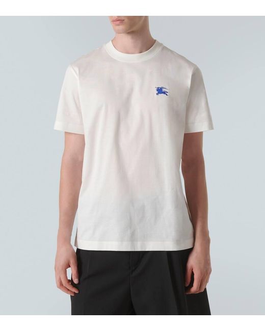 Burberry T-Shirt EKD aus Baumwoll-Jersey in White für Herren