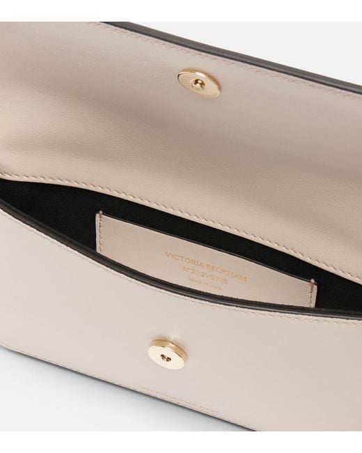 Victoria Beckham Natural Dorian Mini Leather Shoulder Bag