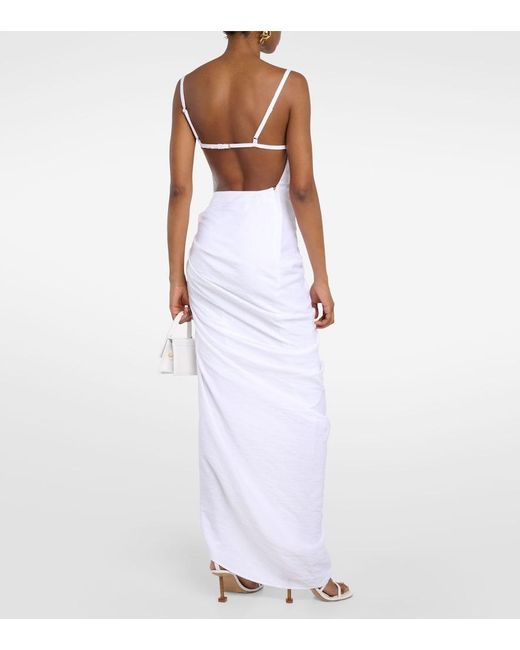 Jacquemus White Long Dresses