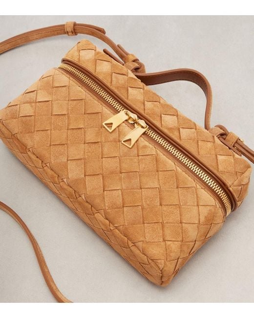 Bottega Veneta Brown Bang Bang Suede Crossbody Bag